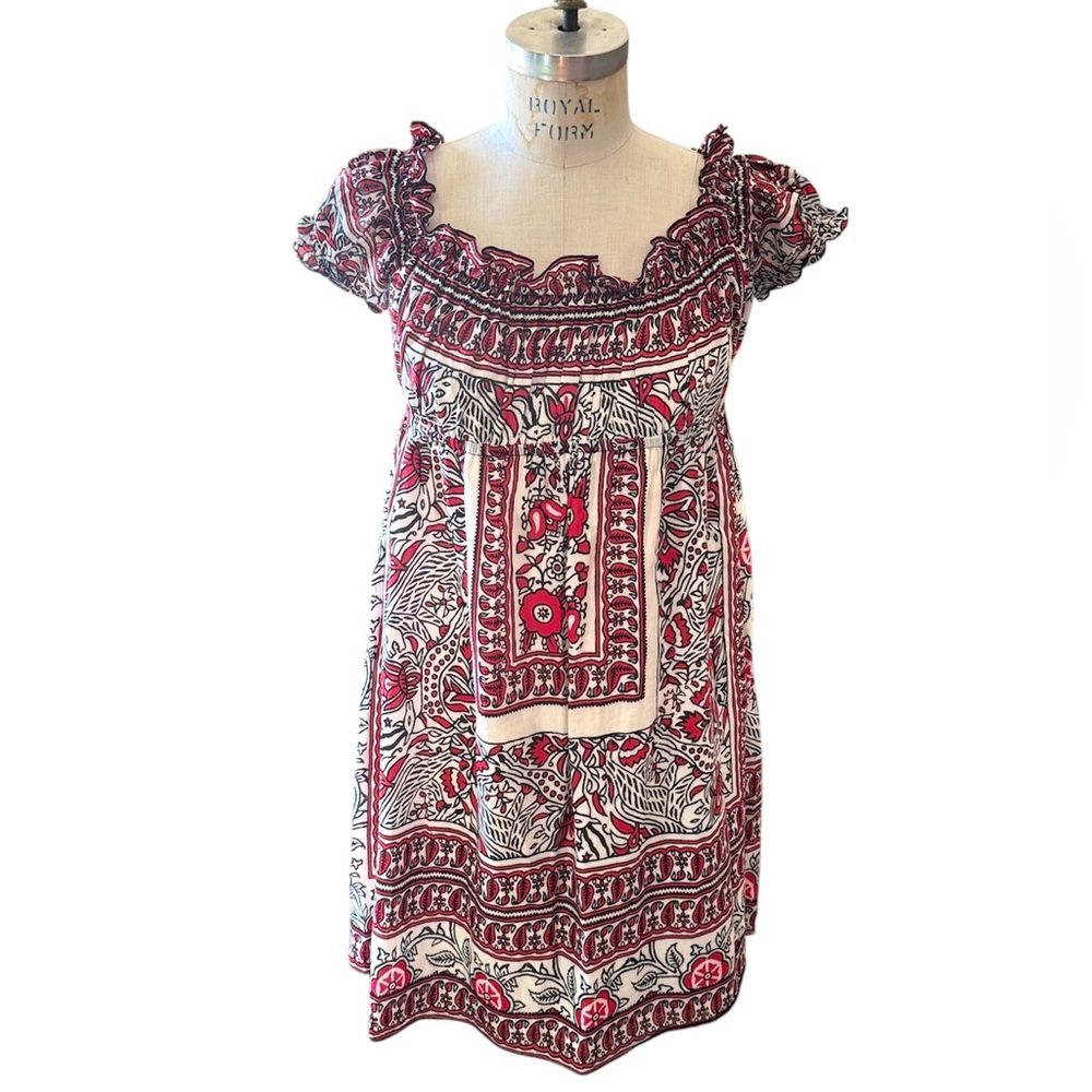 Anna Sui Red Poppy dress from the Spring/Summer 2007 collection. 
Size Medium